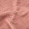 Glitzhome® Coral Pink Grid Cotton Woven Throw